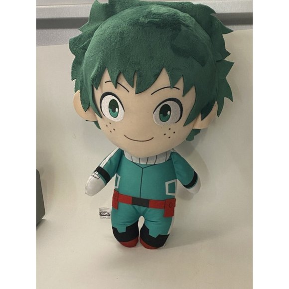 My Hero Academia big Eyes Green 15” IZUKU MIDORIYA DEKU PLUSH FIGURE - Picture 2 of 7
